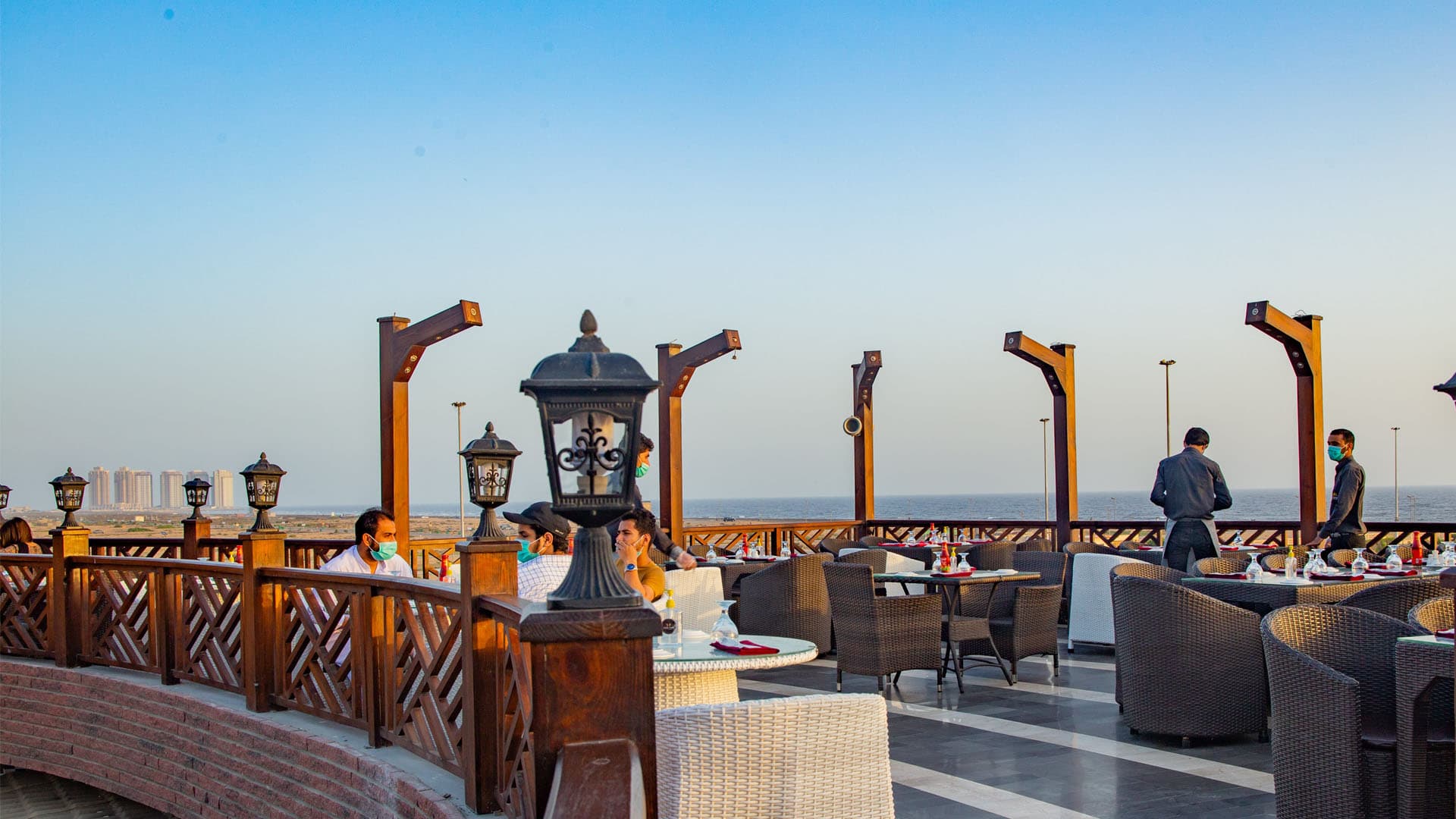Clifton Beach and Clifton Clock Tower