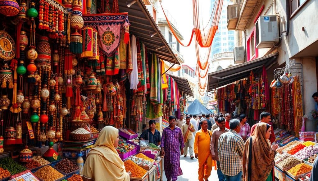 Colorful Bazaar of Karachi